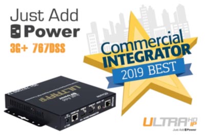 Передатчик Just Add Power с поддержкой протокола Dante получил награду 2019 CI BEST Award