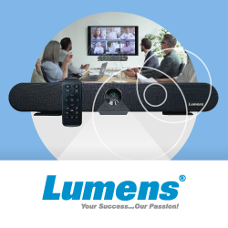 Видеобар Lumens покажет крупным планом всех участников переговоров