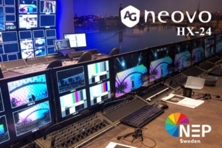 Высококачественные мониторы AG Neovo для великолепных трансляций NEP Sweden