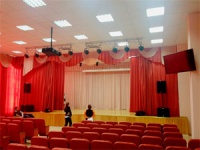 Актовый зал для Московского колледжа градостроительства и предпринимательства