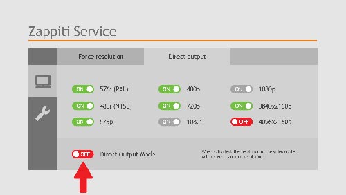 4K медиаплееры Zappiti получили функцию Direct Output