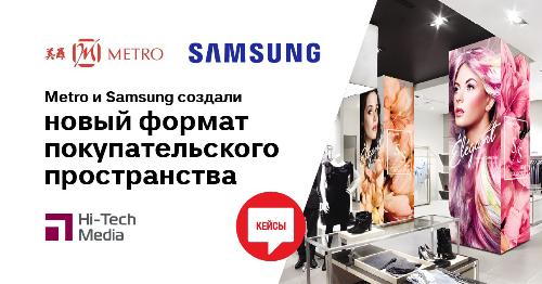 Metro и Samsung создали новый формат покупательского пространства